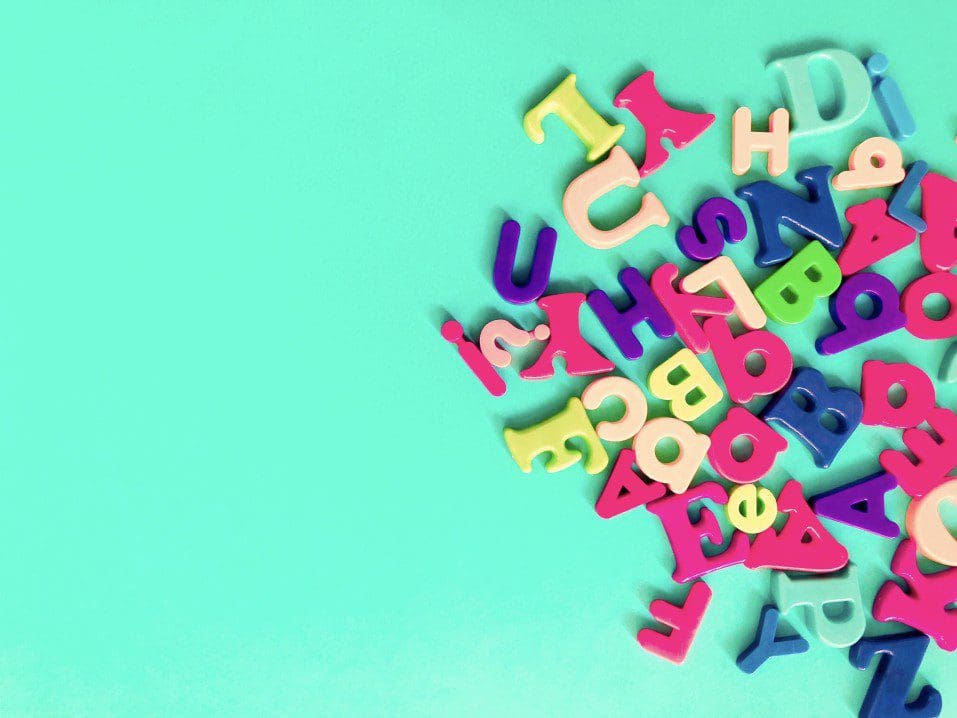 Alphabet letters
