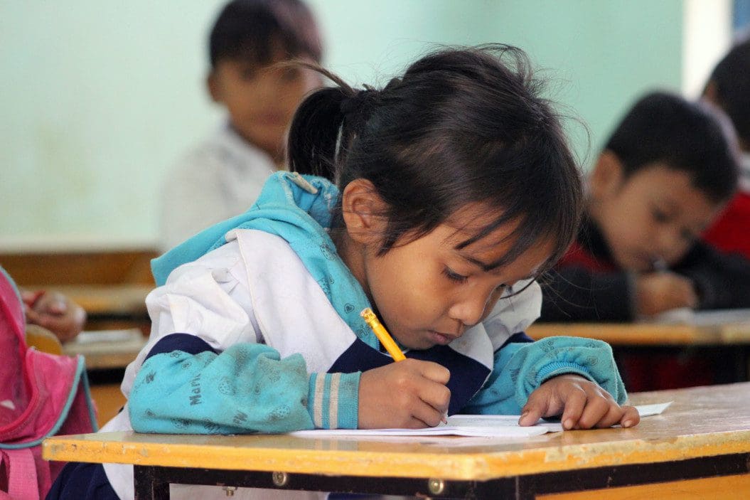 direct-instruction Girl in classroom.